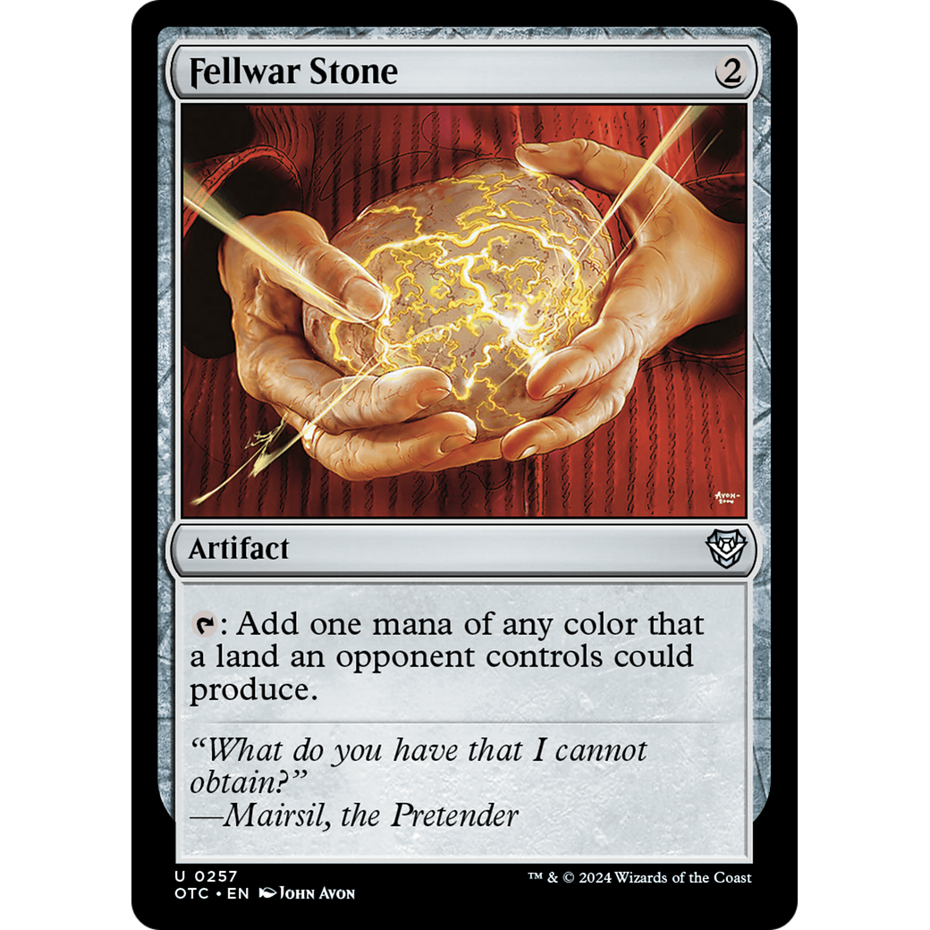 Fellwar Stone (OTC-257) - Outlaws of Thunder Junction Commander