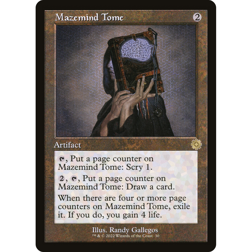 Mazemind Tome (BRR-030) - The Brothers' War Retro Artifacts Foil
