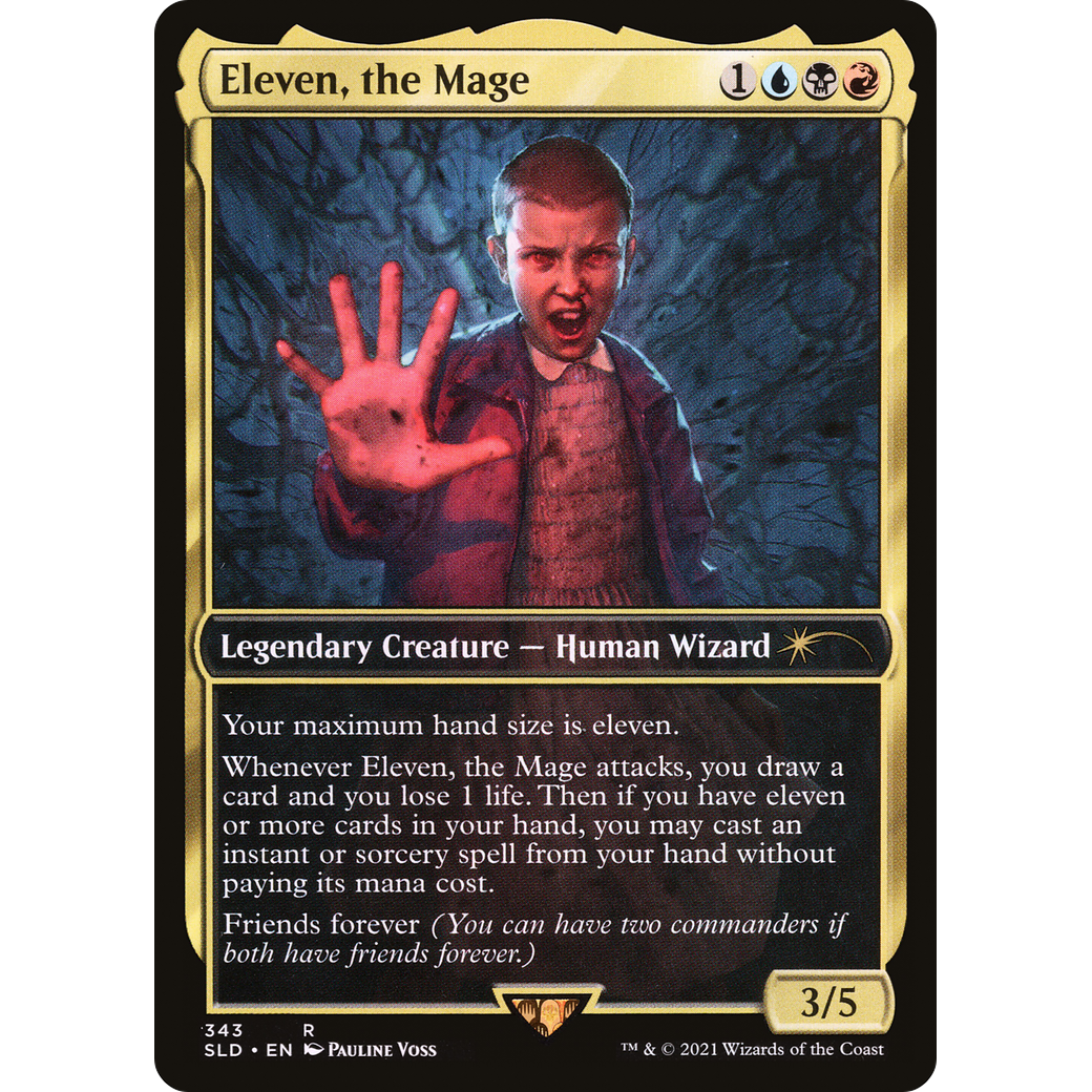Eleven, the Mage (SLD-343) - Secret Lair Drop / Eleven, the Mage