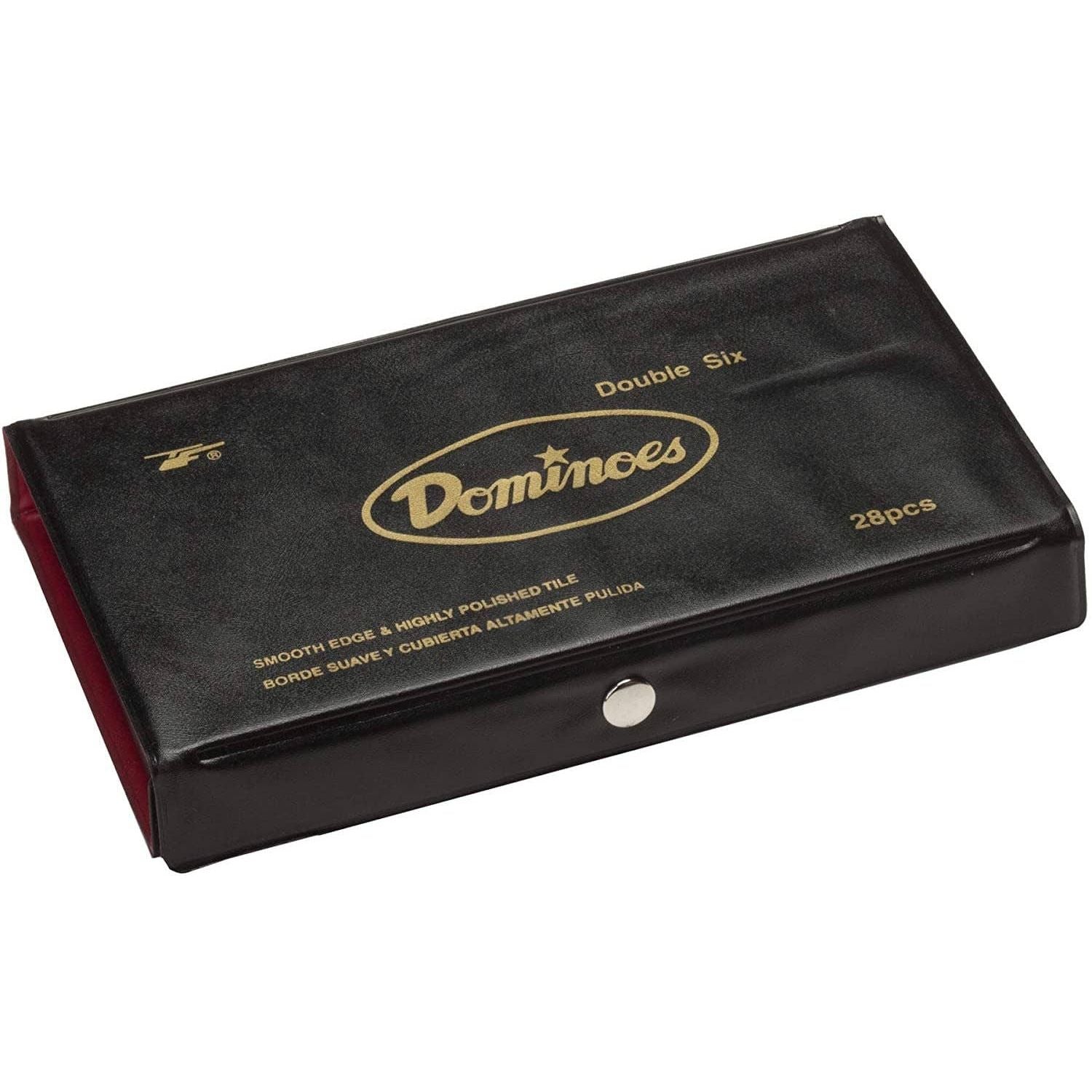 Double Six Dominoes with Spinners - Ivory Tiles, Club Size