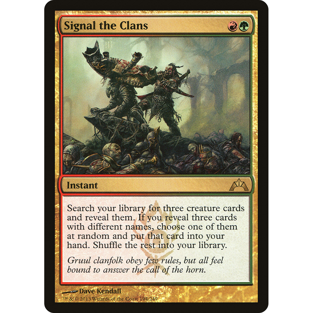 Signal the Clans (GTC-194) - Gatecrash