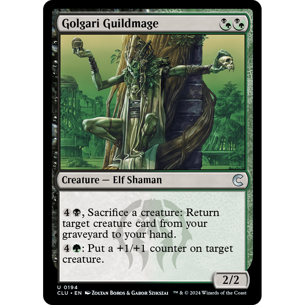 Golgari Guildmage (CLU-194) - Ravnica: Clue Edition