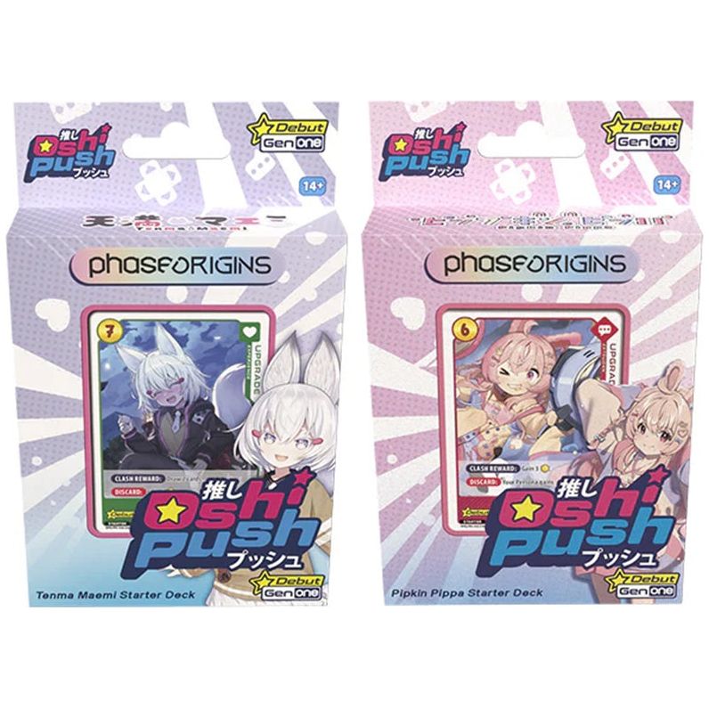 Oshi Push TCG: Gen One Phase Origins Starter Decks (Pre-Order Expected Release October2025)