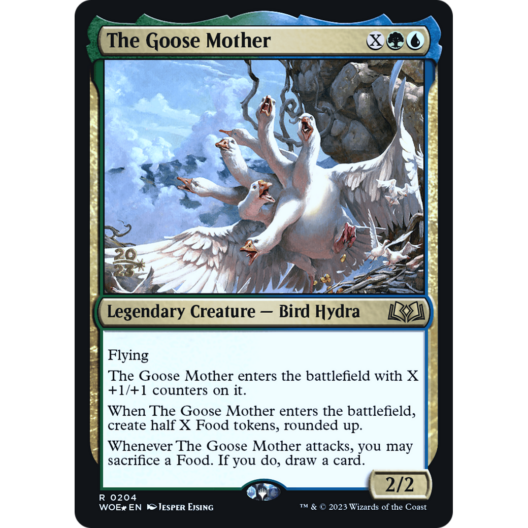 The Goose Mother (PRE-204S) - Wilds of Eldraine Promos Foil