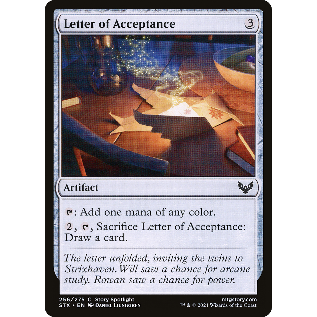 Letter of Acceptance (STX-256) - Strixhaven: School of Mages Foil