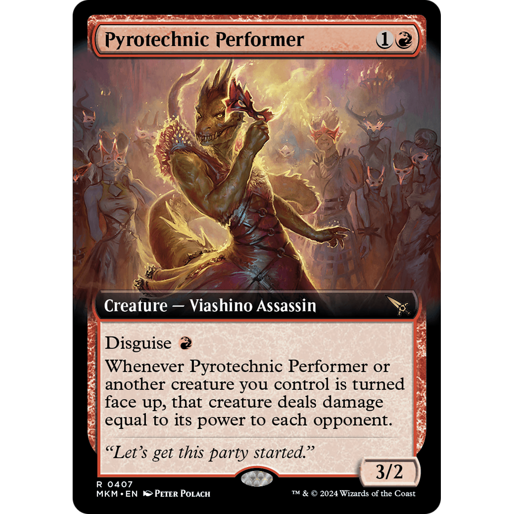 Pyrotechnic Performer (MKM-407) - Murders at Karlov Manor: (Extended Art)