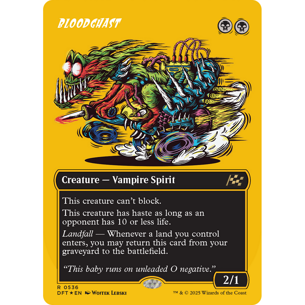 Bloodghast (DFT-536) - Aetherdrift (Borderless) Foil