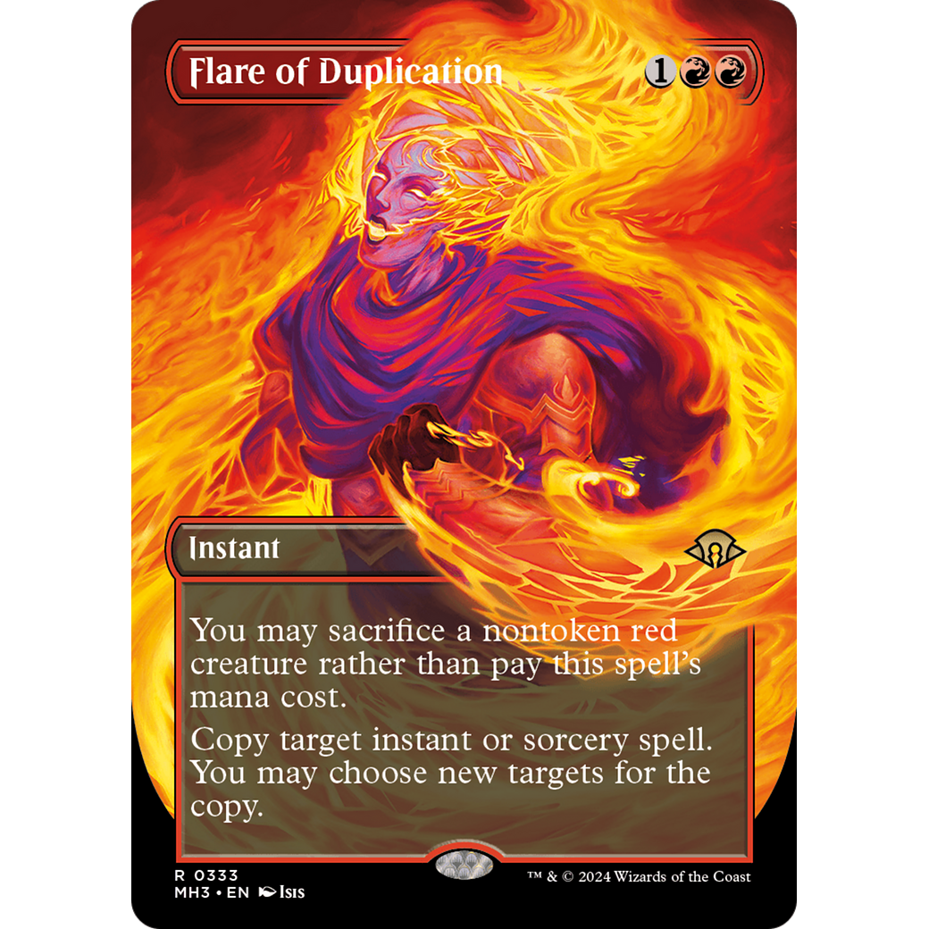 Flare of Duplication (MH3-333) - Modern Horizons 3 (Borderless) Foil