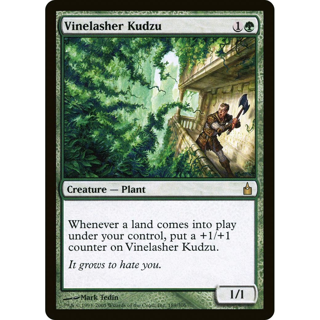 Vinelasher Kudzu (RAV-189) - Ravnica: City of Guilds Foil