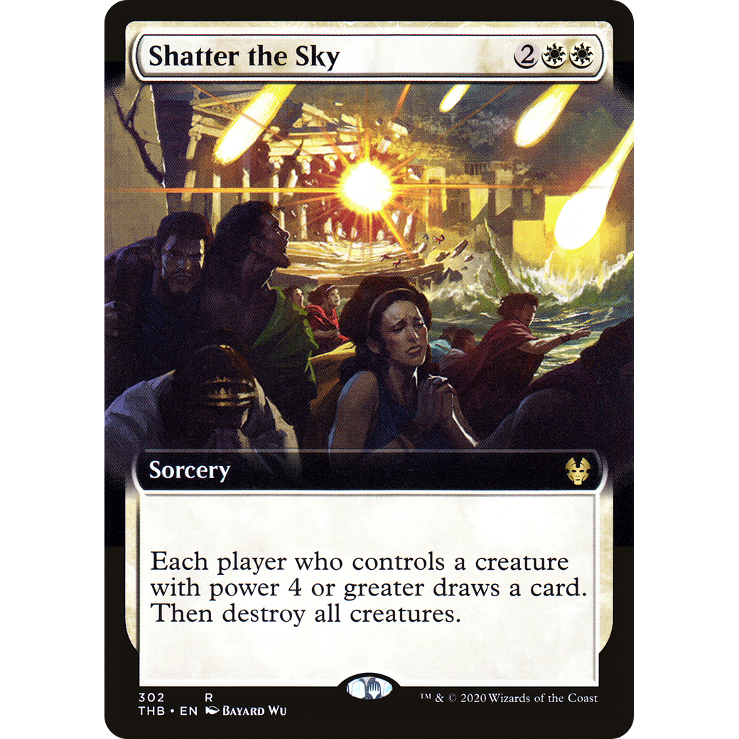 Shatter the Sky (Extended Art) (THB-302) - Theros Beyond Death: (Extended Art) Foil