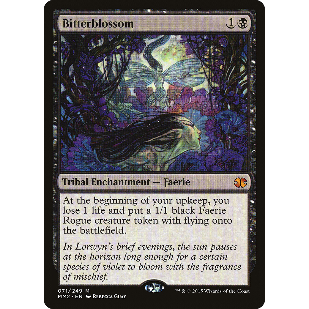 Bitterblossom (MM2-071) - Modern Masters 2015 Foil