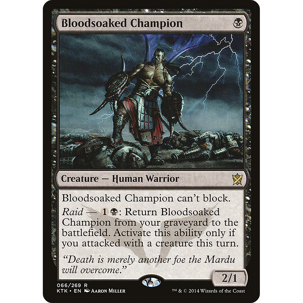 Bloodsoaked Champion (KTK-066) - Khans of Tarkir Foil