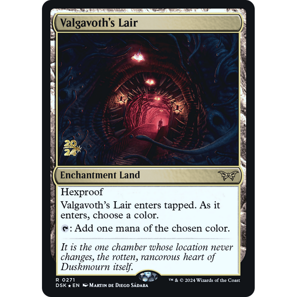 Valgavoth's Lair (PRE-271S) - Duskmourn: House of Horror Promos Foil