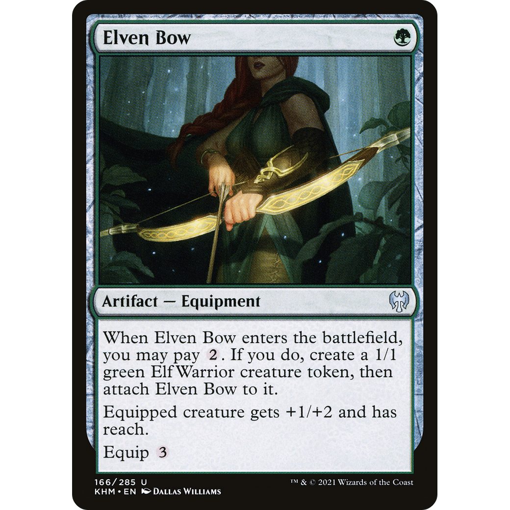 Elven Bow (KHM-166) - Kaldheim Foil