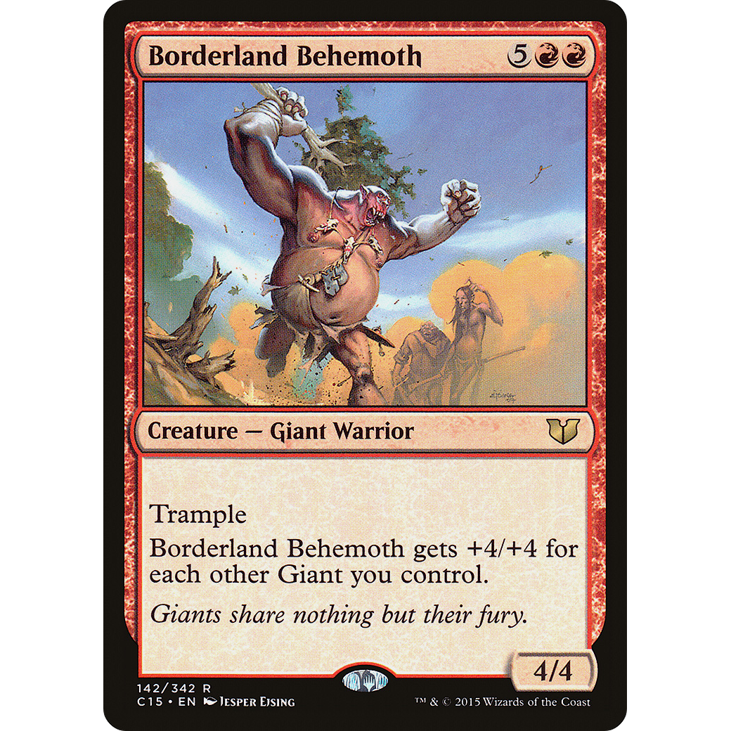Borderland Behemoth (C15-142) - Commander 2015