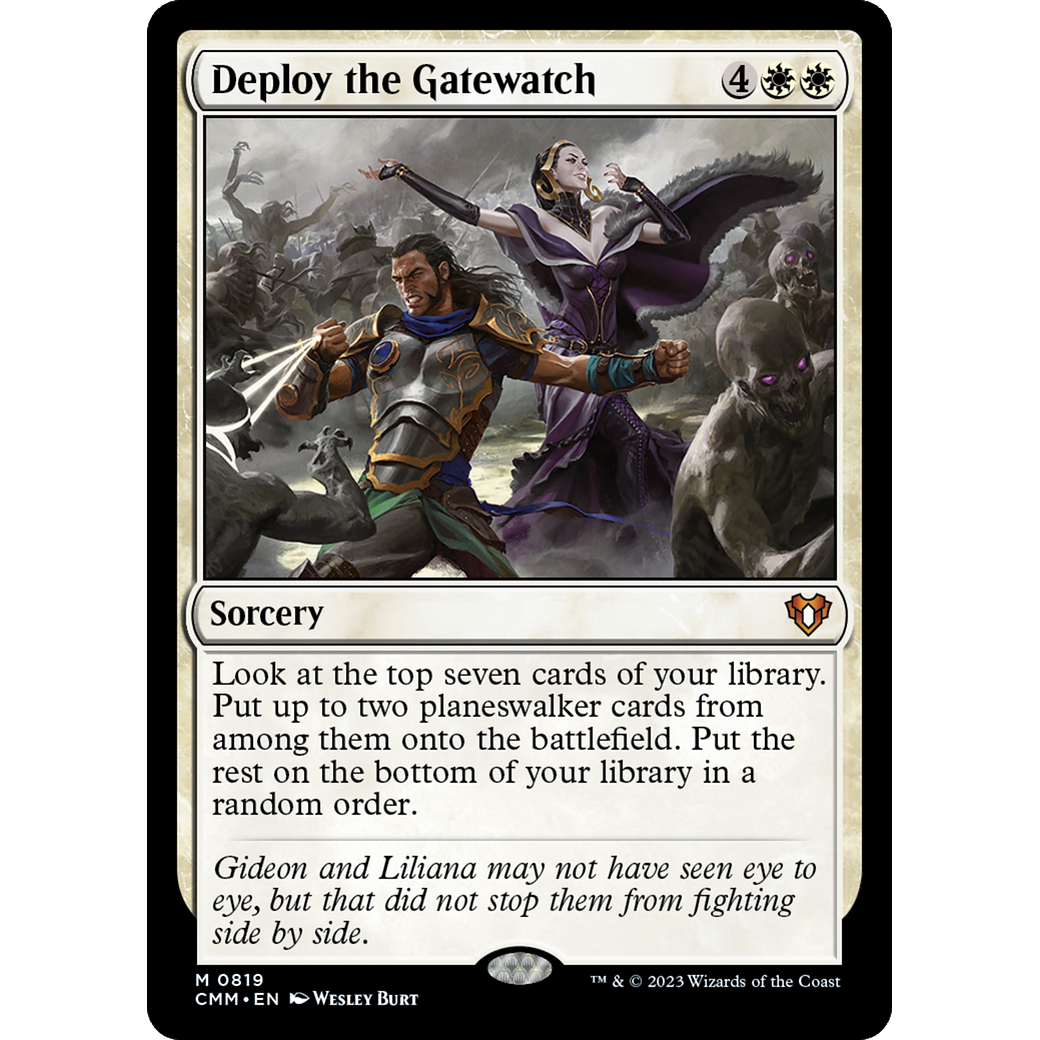 Deploy the Gatewatch (CMM-819) - Commander Masters