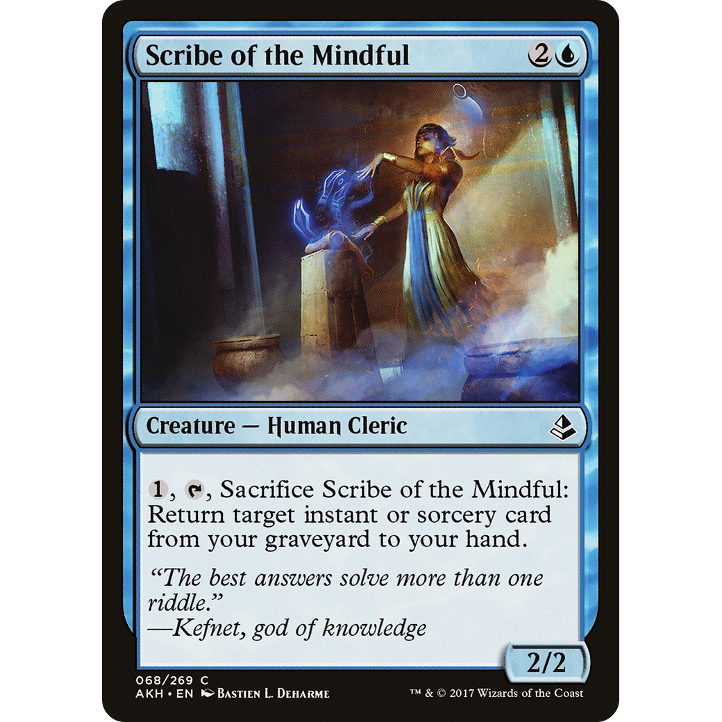 Scribe of the Mindful (AKH-068) - Amonkhet
