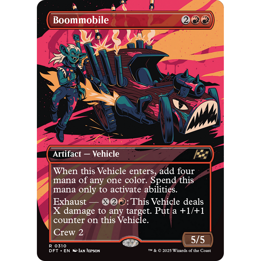 Boommobile (DFT-310) - Aetherdrift (Borderless) Foil
