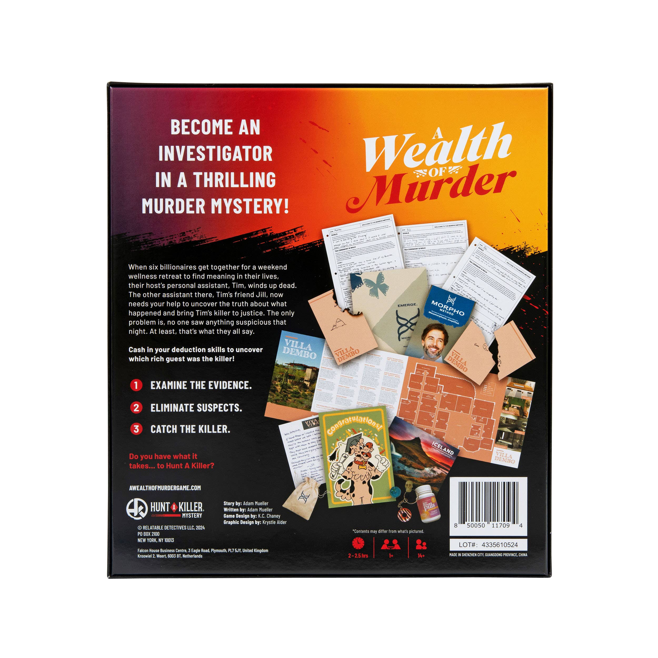 Hunt A Killer: A Wealth of Murder, True Crime Mystery Game