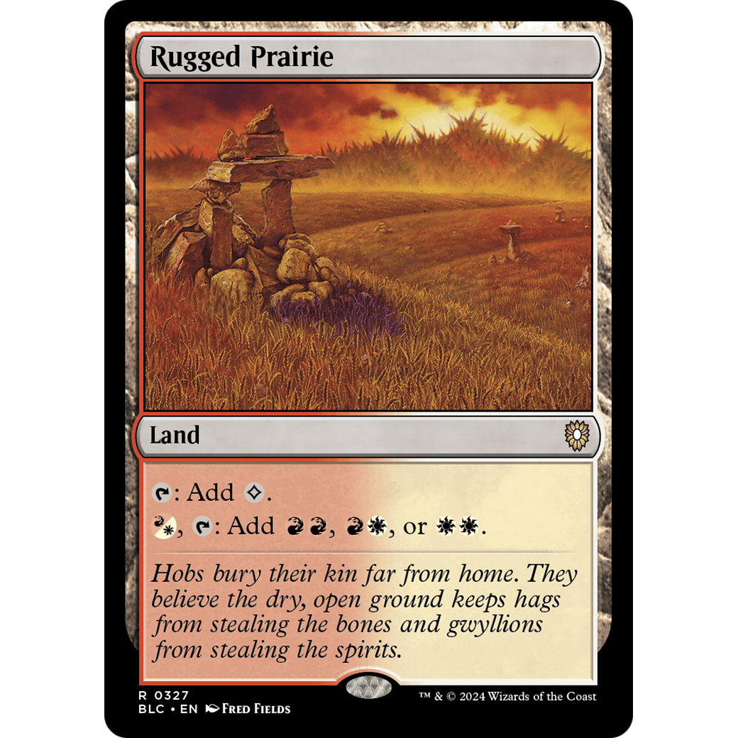 Rugged Prairie (BLC-327) - Bloomburrow Commander