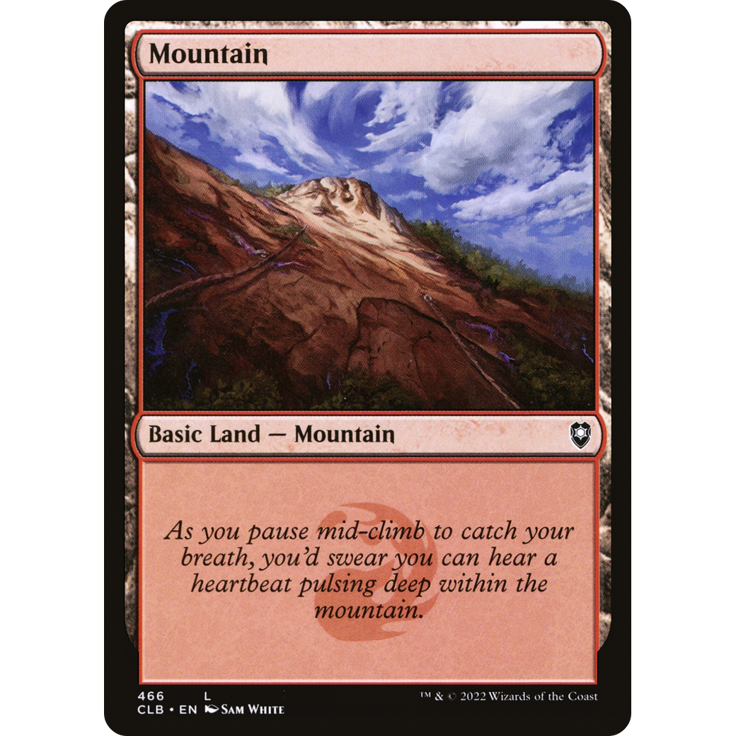 Mountain (CLB-466) - Commander Legends: Battle for Baldur's Gate