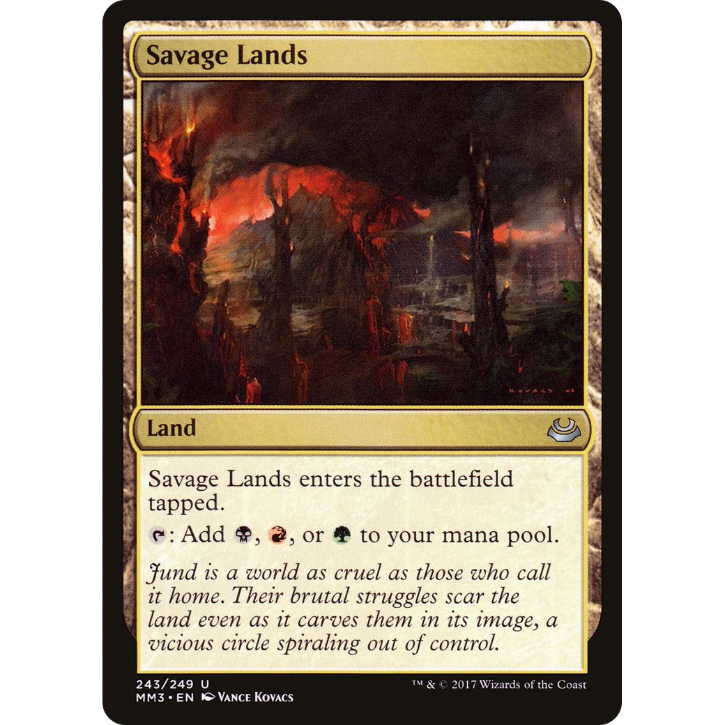 Savage Lands (MM3-243) - Modern Masters 2017 Foil