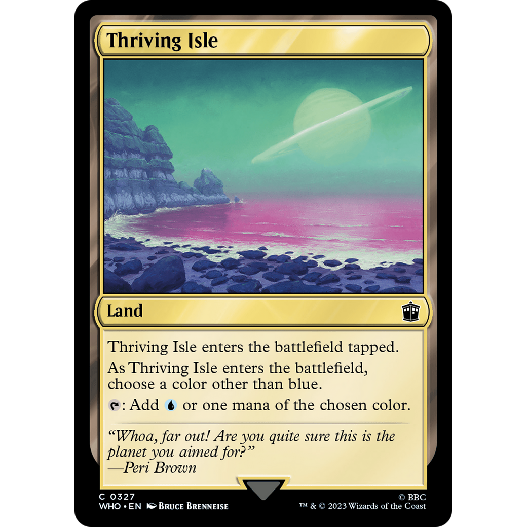 Thriving Isle (WHO-327) - Doctor Who Foil