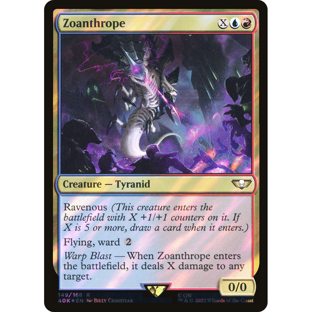 Zoanthrope (40K-149) - Warhammer 40,000 Commander Foil
