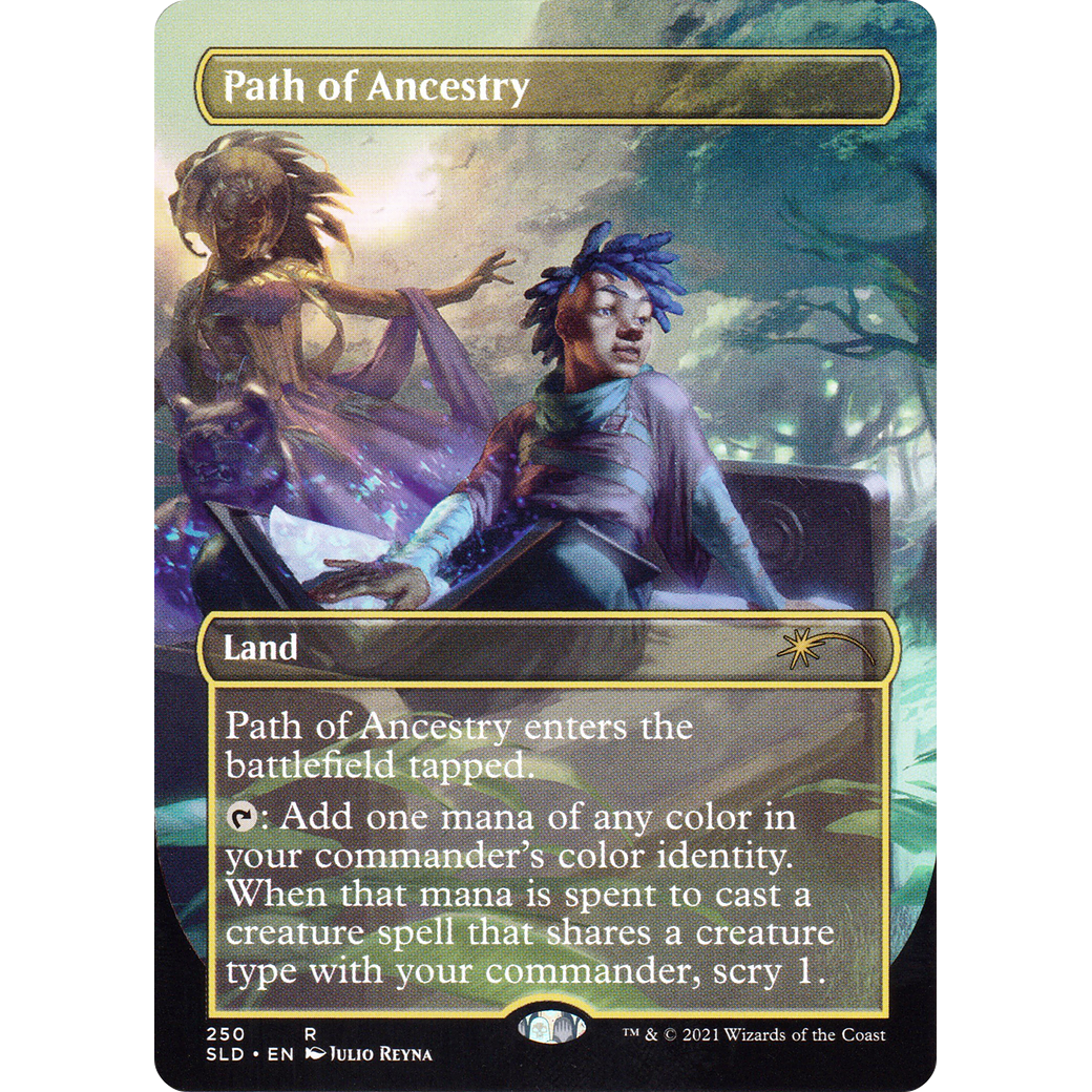 Path of Ancestry (250) (SLD-250) - Secret Lair Drop (Borderless) Foil