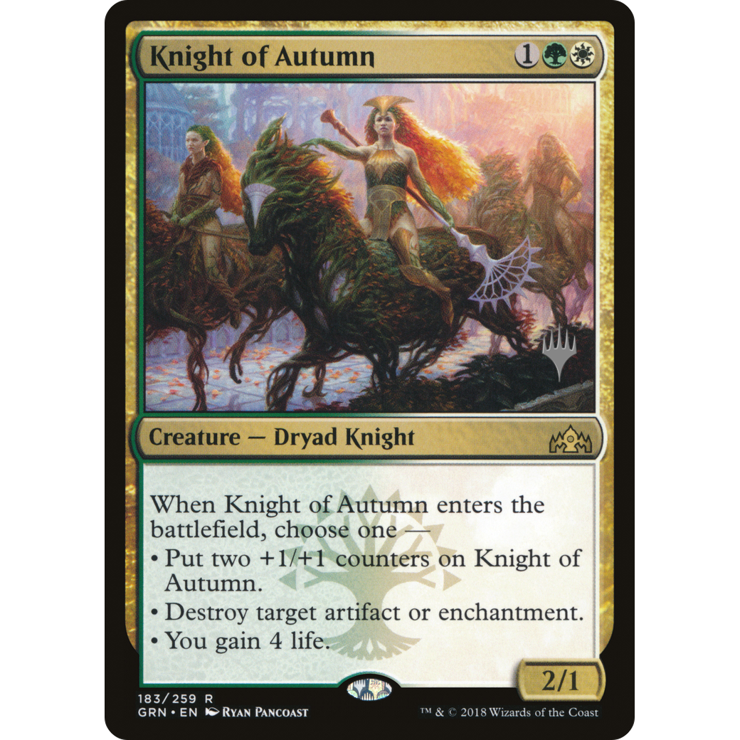 Knight of Autumn (PPM20-183) - Guilds of Ravnica Promos