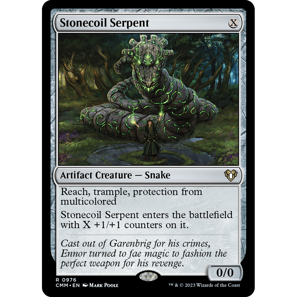 Stonecoil Serpent (CMM-976) - Commander Masters