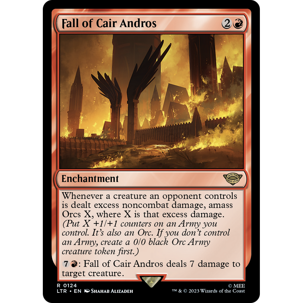 Fall of Cair Andros (LTR-124) - The Lord of the Rings: Tales of Middle-earth Foil