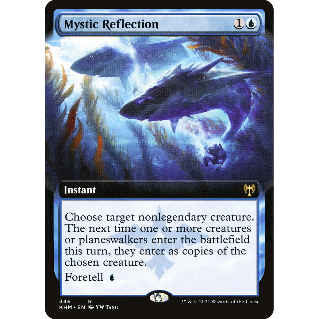 Mystic Reflection (Extended Art) (KHM-346) - Kaldheim: (Extended Art) Foil