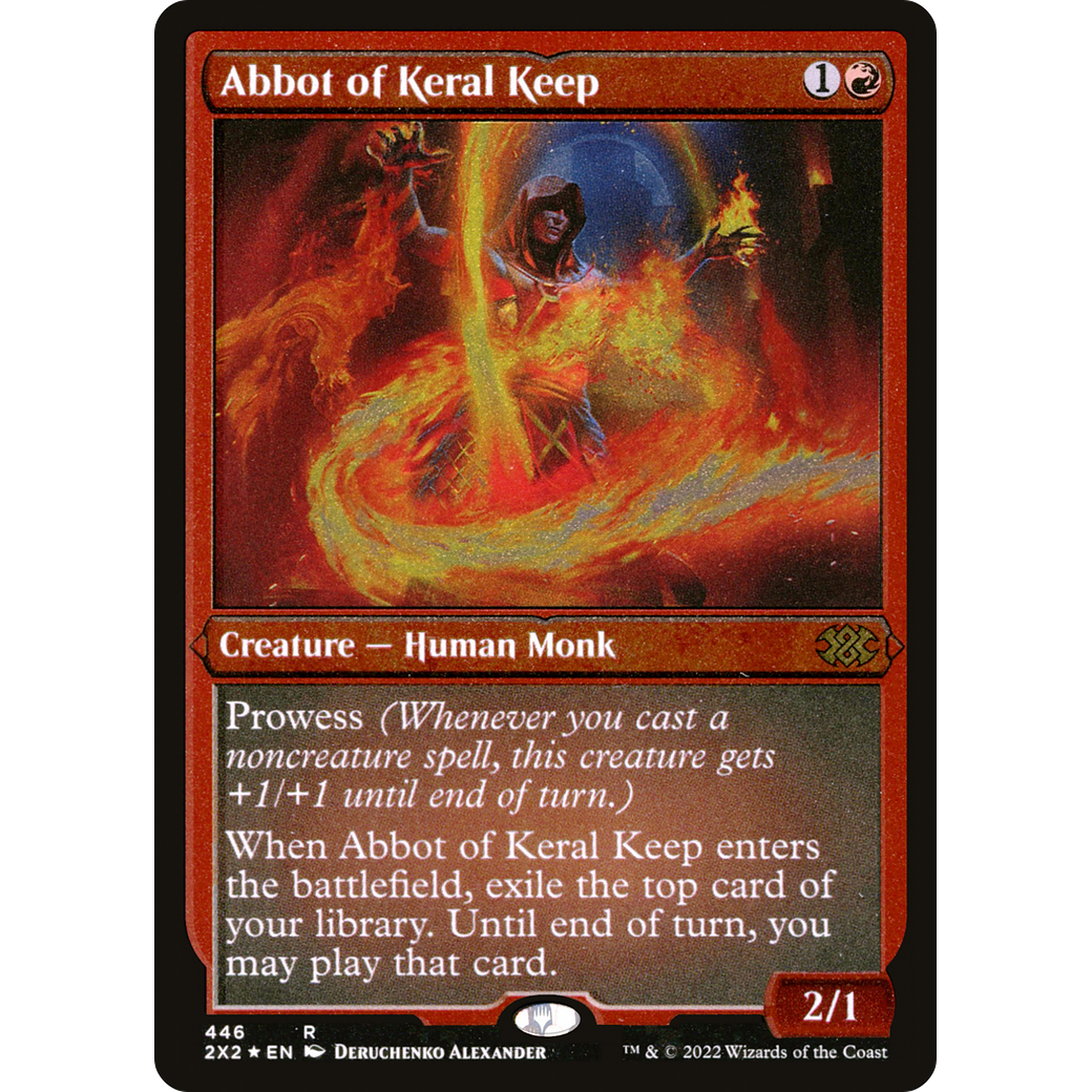 Abbot of Keral Keep (Foil Etched) (2X2-446) - Double Masters 2022 Foil