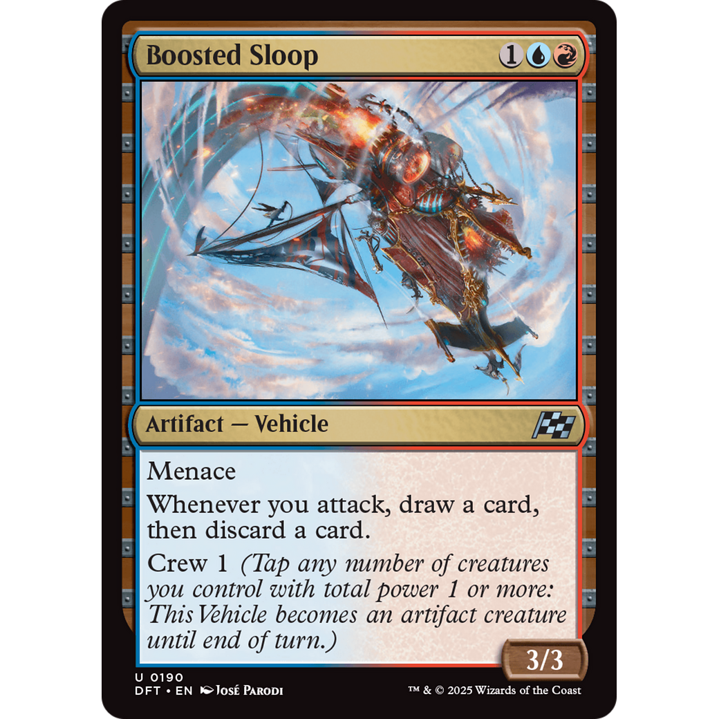 Boosted Sloop (DFT-190) - Aetherdrift Foil