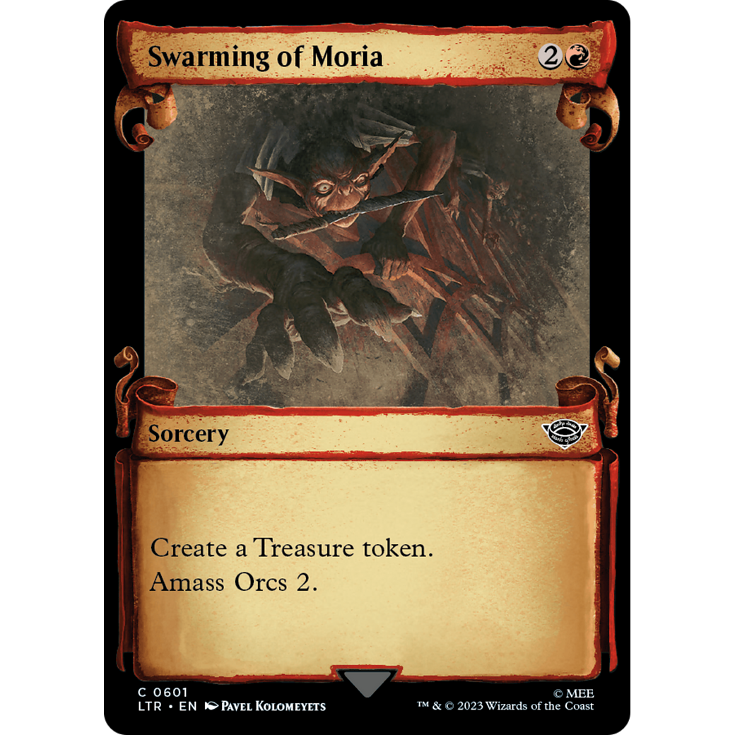 Swarming of Moria (LTR-601) - The Lord of the Rings: Tales of Middle-earth: (Showcase)