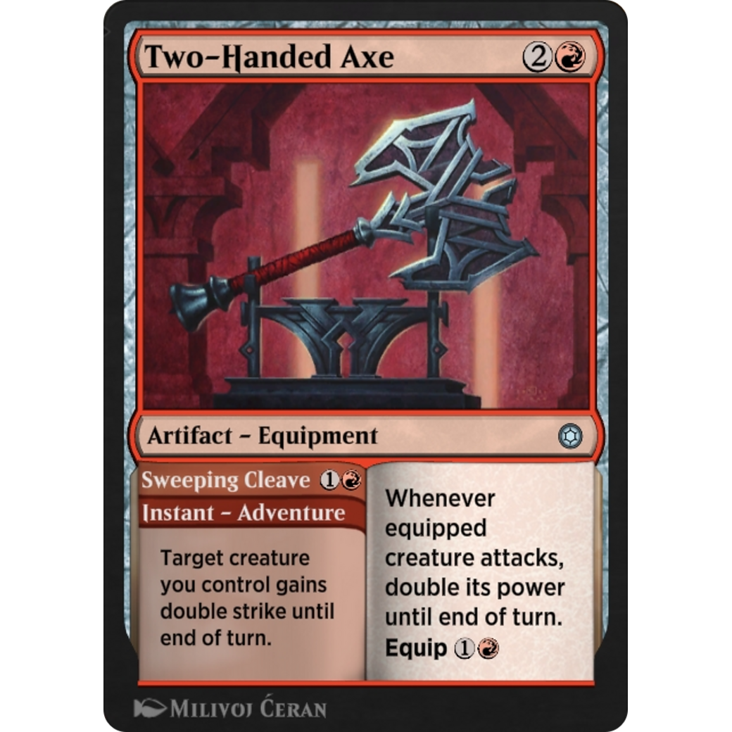 Two-Handed Axe // Sweeping Cleave (HBG-191) - Alchemy Horizons: Baldur's Gate