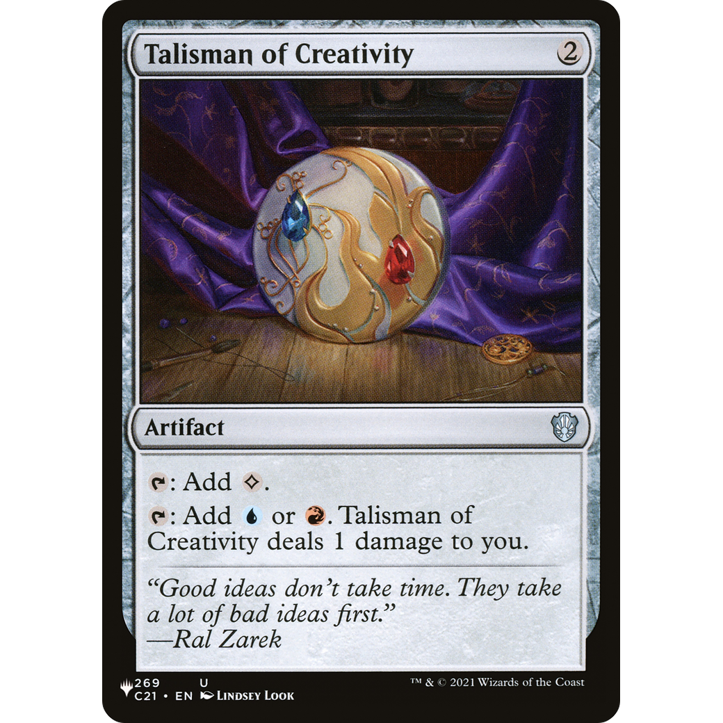 Talisman of Creativity (LIST-269) - The List