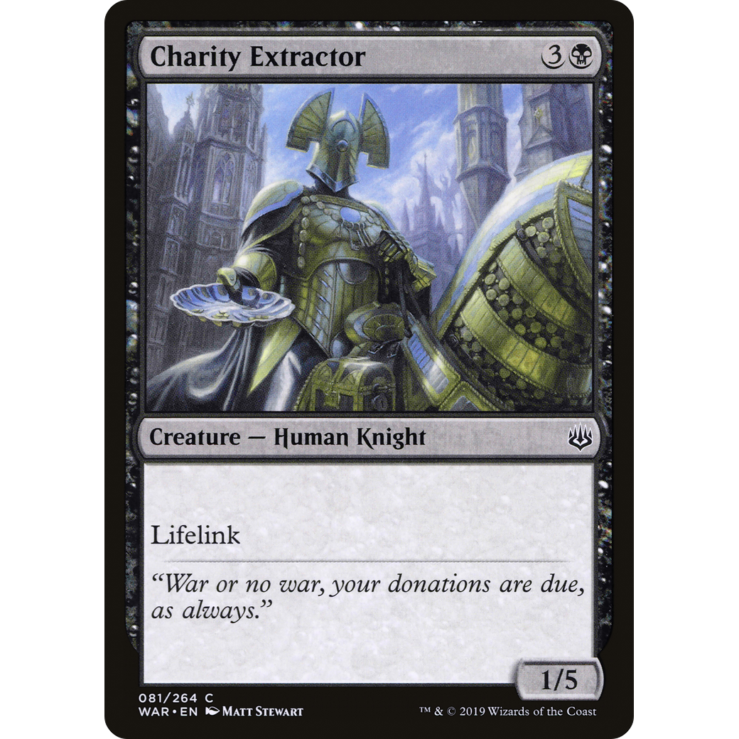 Charity Extractor (WAR-081) - War of the Spark Foil