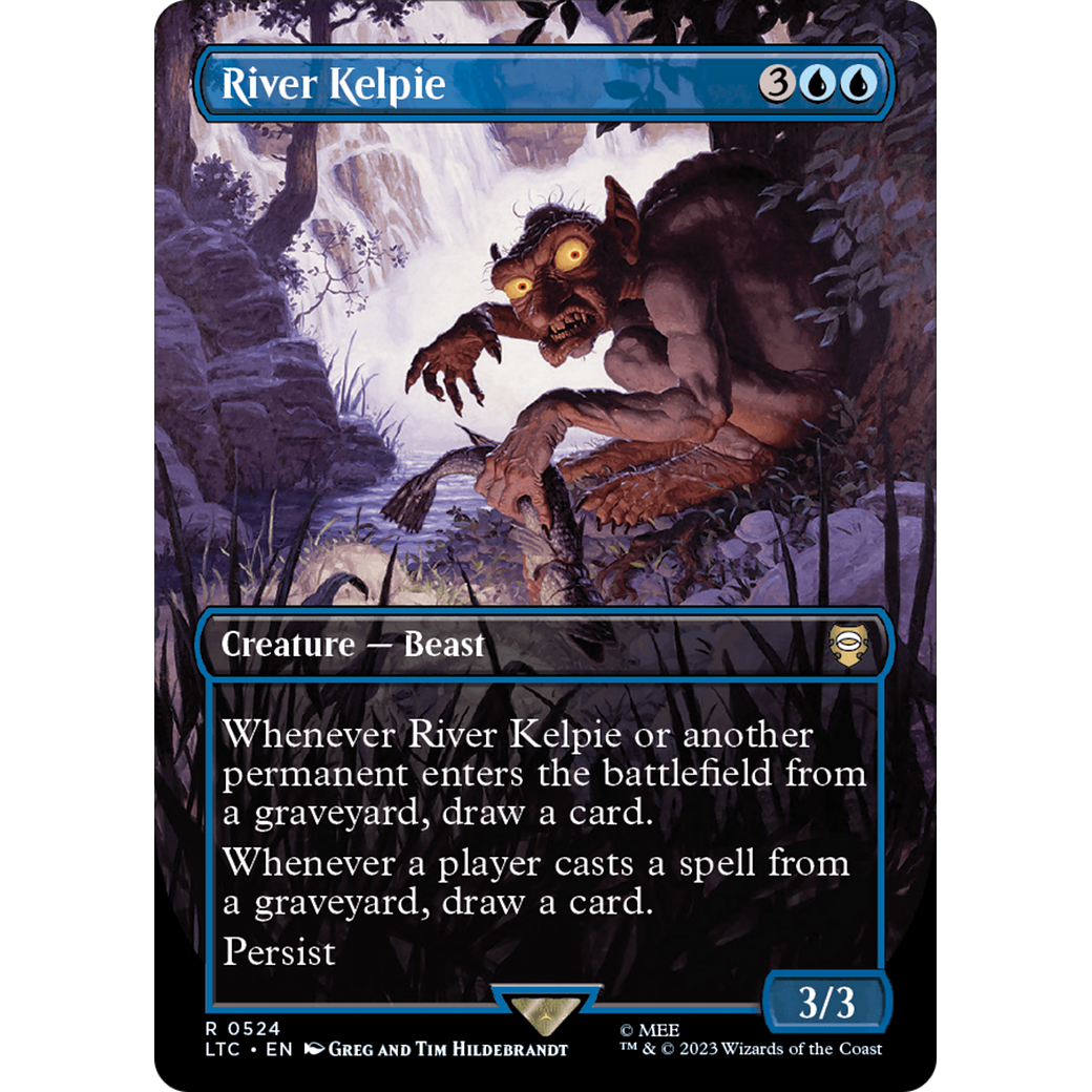 River Kelpie (LTC-524) - Tales of Middle-earth Commander (Borderless) Foil