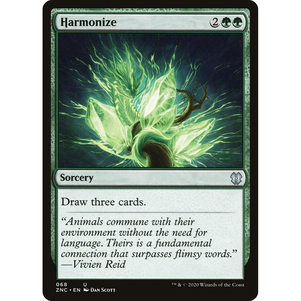 Harmonize (ZNC-068) - Zendikar Rising Commander