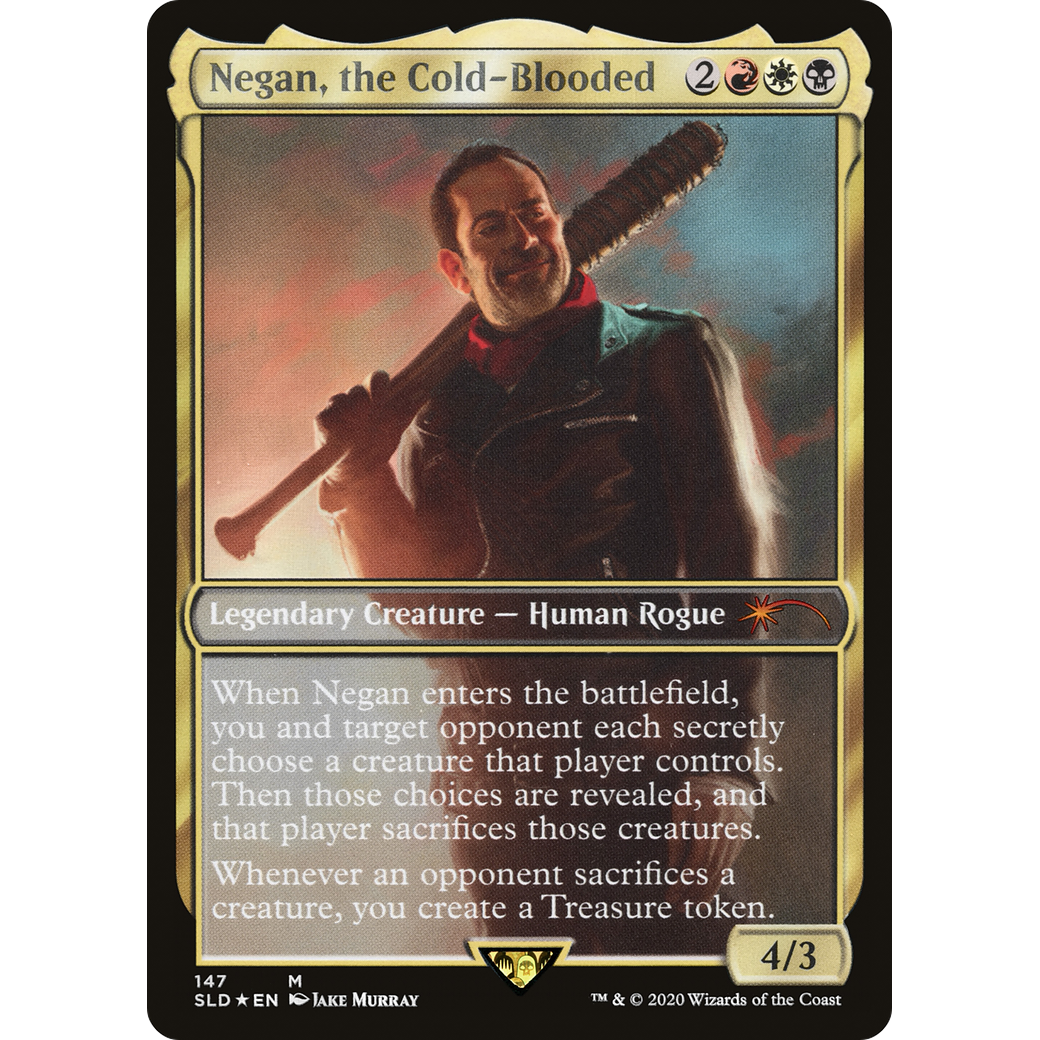 Negan, the Cold-Blooded (SLD-147) - Secret Lair Drop / Negan, the Cold-Blooded Foil