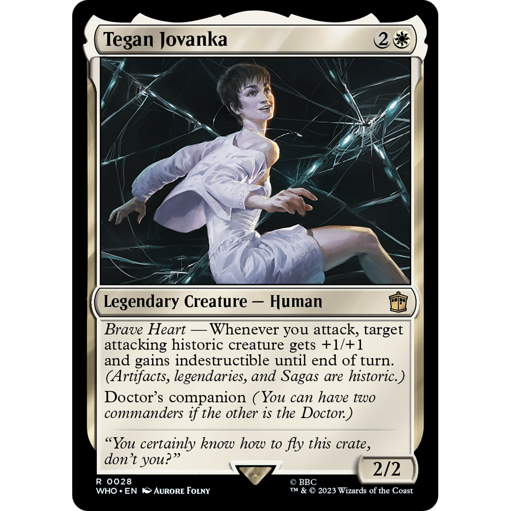Tegan Jovanka (WHO-028) - Doctor Who Foil