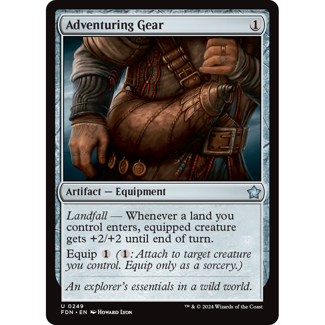 Adventuring Gear (FDN-249) - Foundations Foil