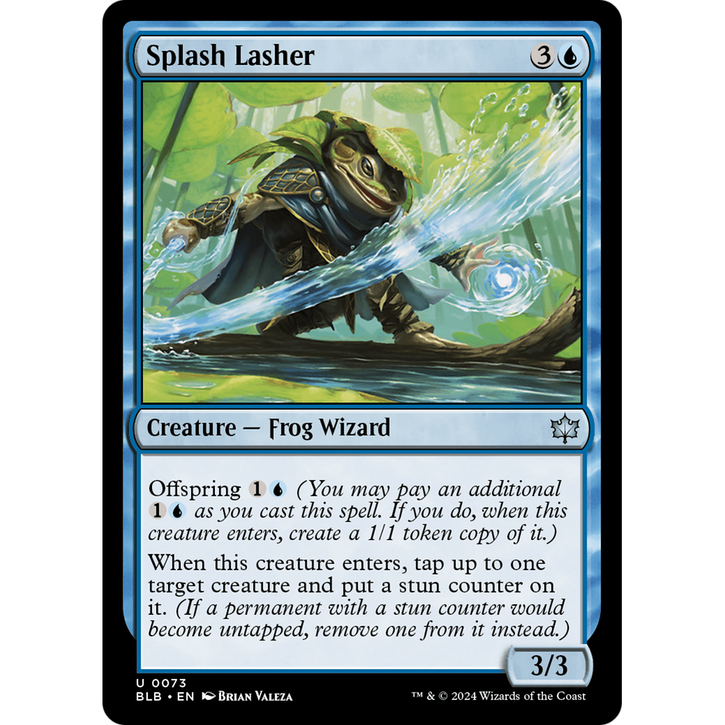 Splash Lasher (BLB-073) - Bloomburrow Foil