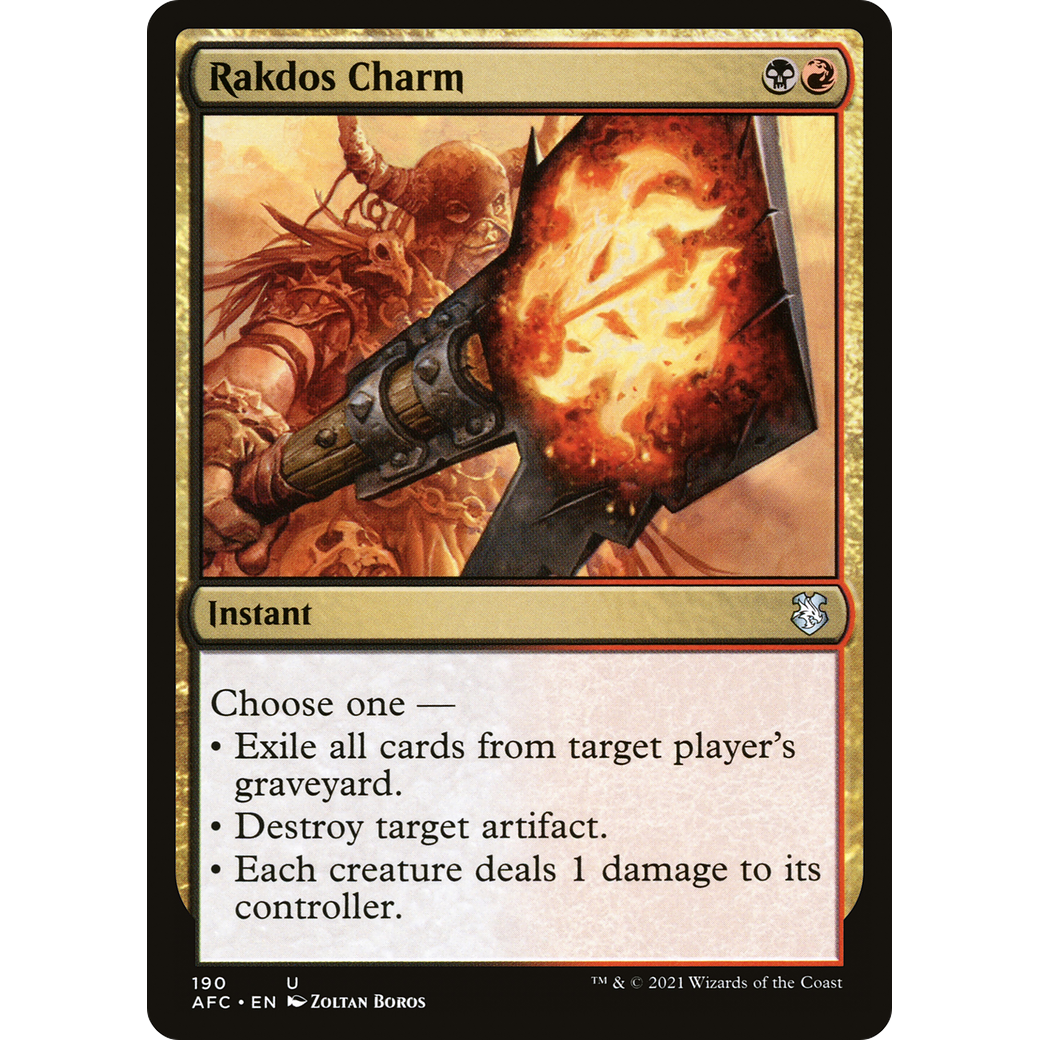 Rakdos Charm (AFC-190) - Forgotten Realms Commander
