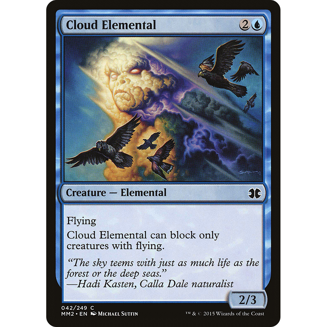 Cloud Elemental (MM2-042) - Modern Masters 2015