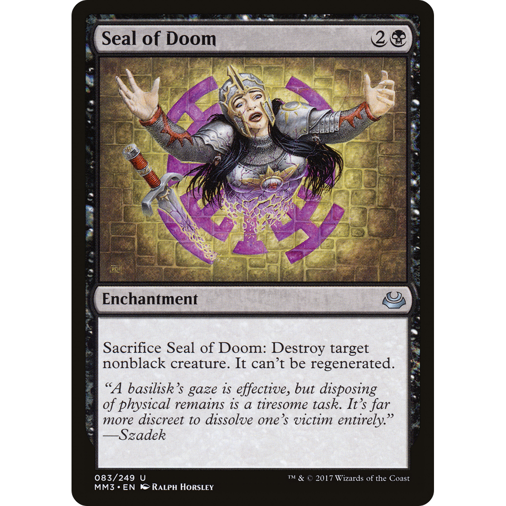 Seal of Doom (MM3-083) - Modern Masters 2017
