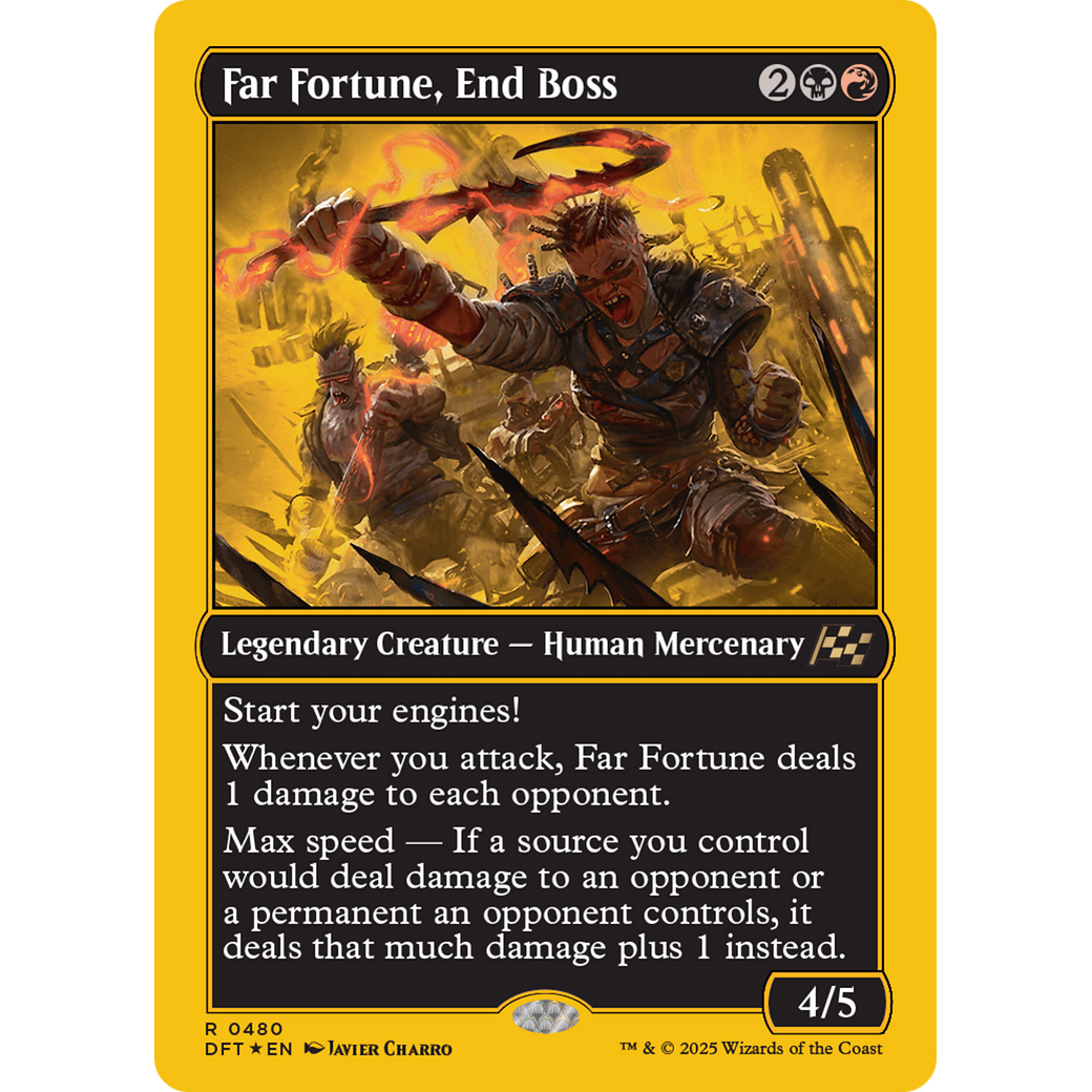 Far Fortune, End Boss (DFT-480) - Aetherdrift Foil