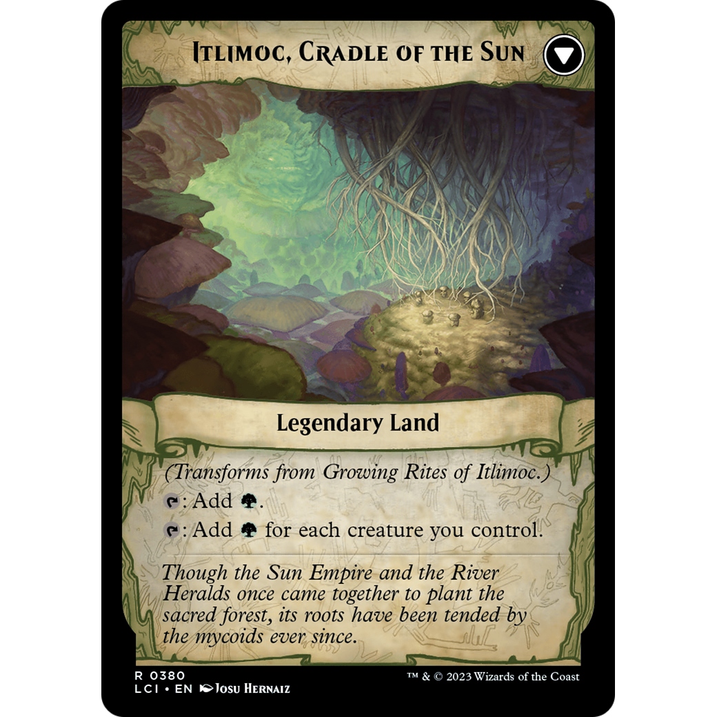 Growing Rites of Itlimoc // Itlimoc, Cradle of the Sun (LCI-380) - The Lost Caverns of Ixalan: (Extended Art)